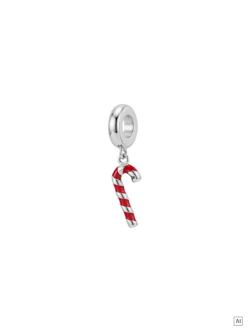Charm LEI Candy Cane