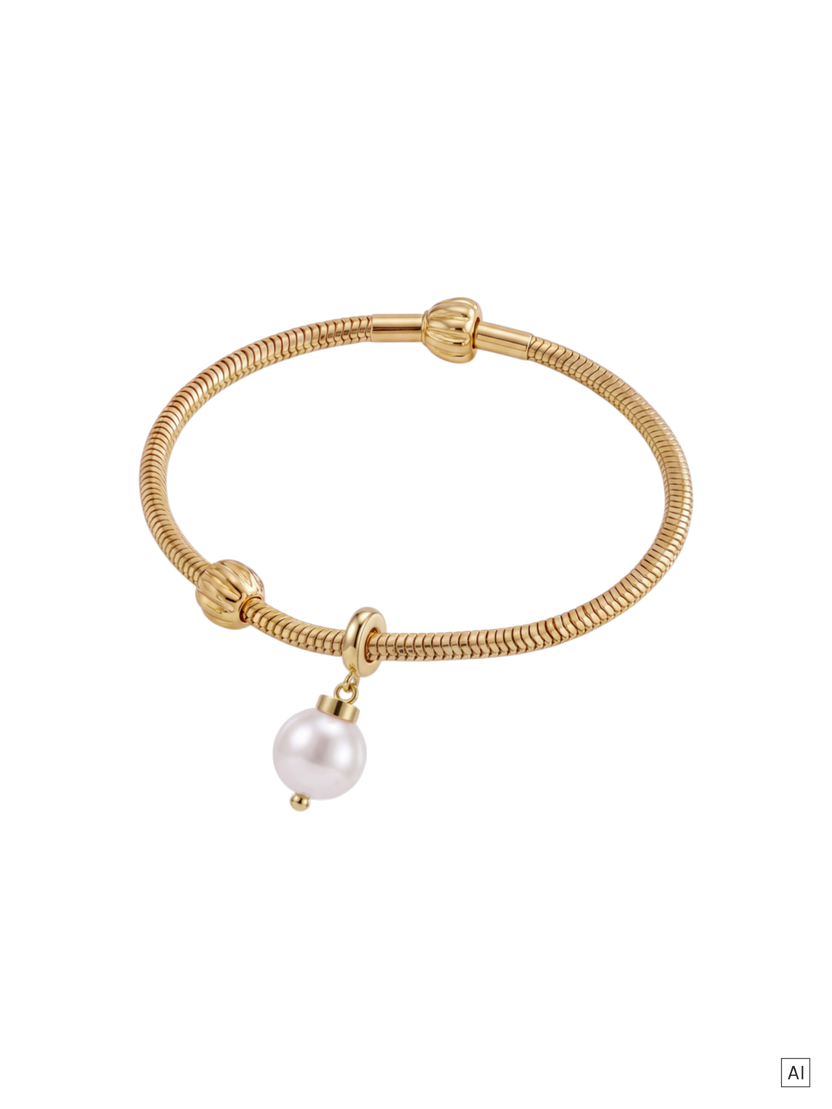 LEI Pearl Sphere Charm
