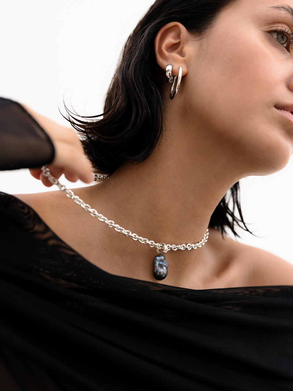 Peacock Dream Pearl Charm