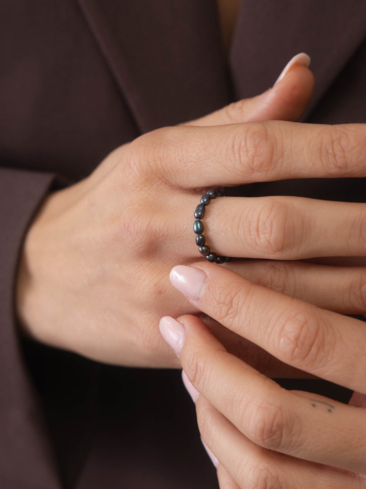 Pearly Anxiety Perlenring