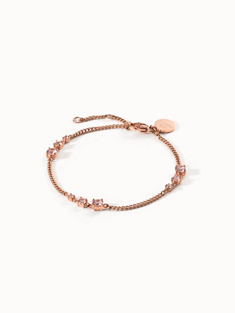Roségoldenes Armband mit funkelnden Steinen, elegant und feminin – PURELEI.