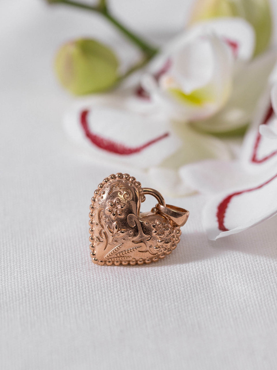 Vintage Love Heart Charm