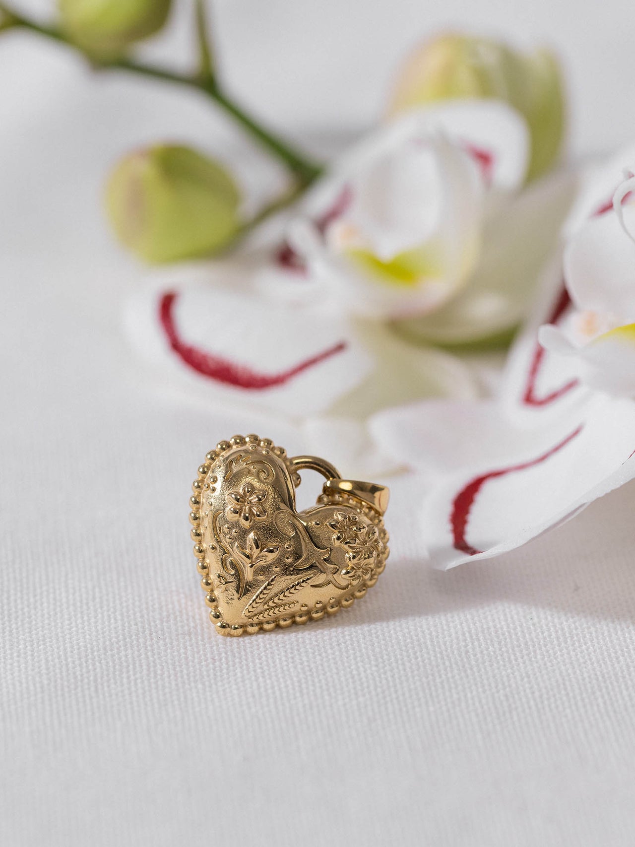 Vintage Love Heart Charm