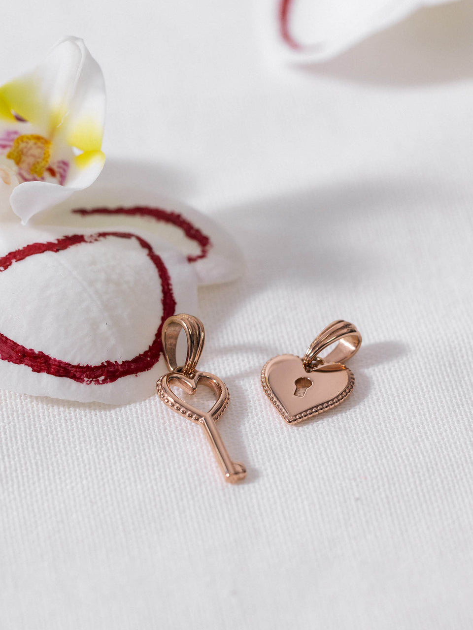 Key To My Heart Charm Set