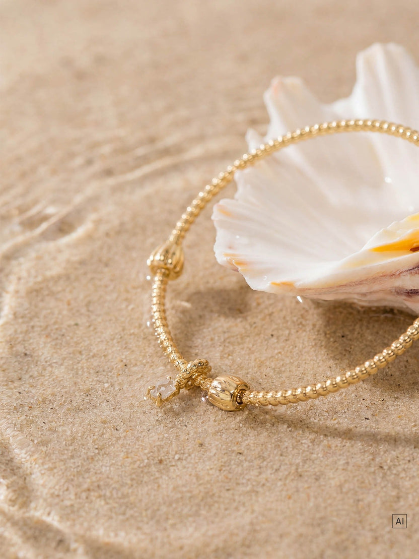 LEI Geburtsstein Charm April Bergkristall