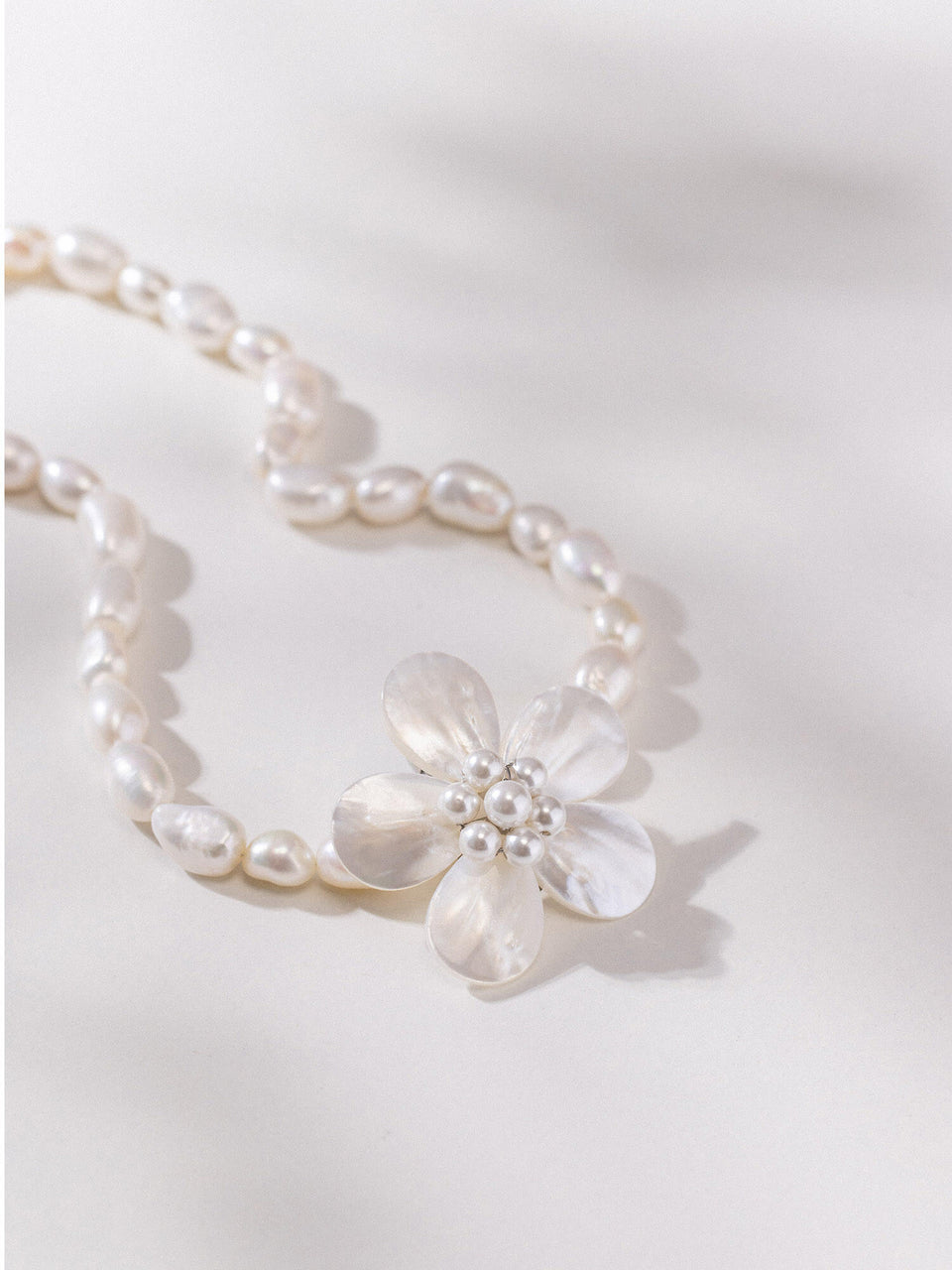 Pearly Flower Charm