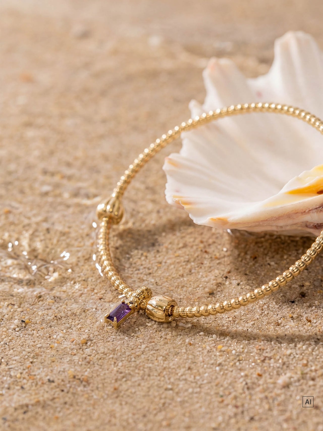 LEI Geburtsstein Charm Februar Amethyst