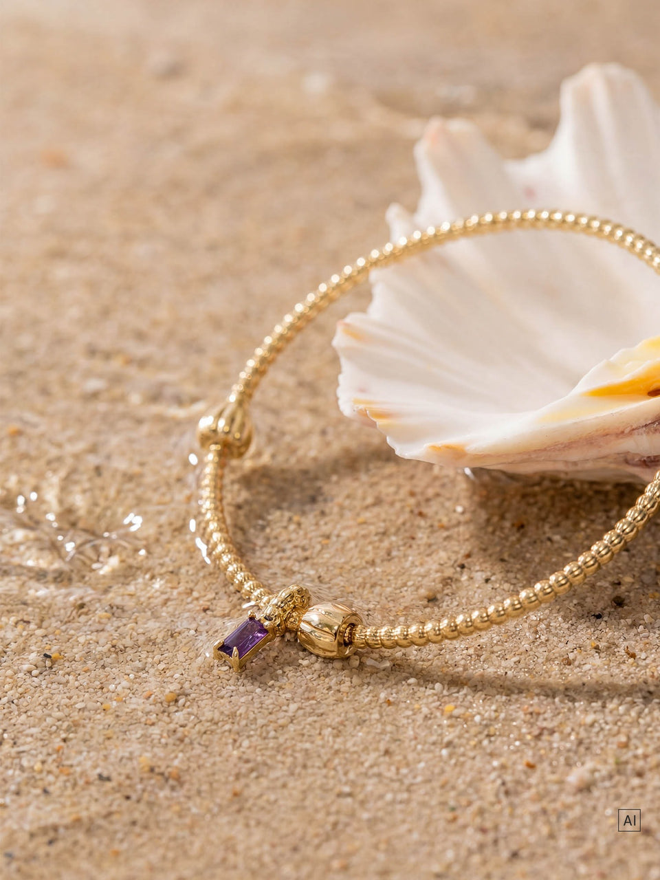 LEI Geburtsstein Charm Februar Amethyst