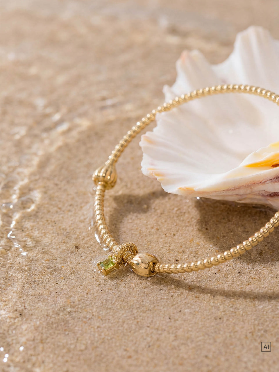 LEI Geburtsstein Charm August Peridot