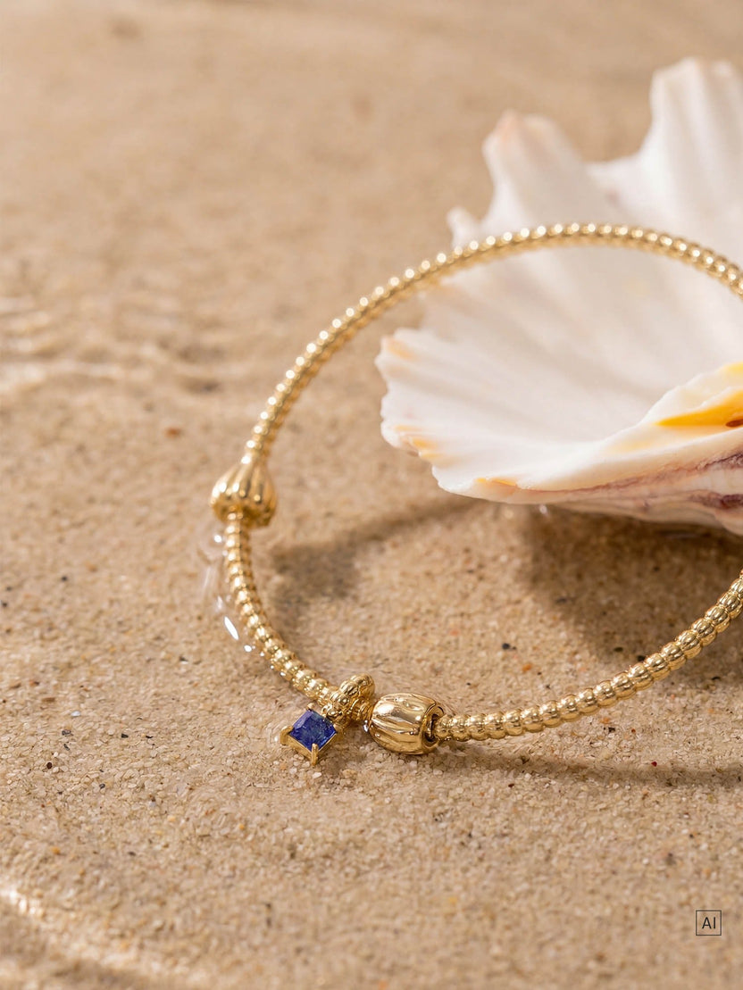 LEI Geburtsstein Charm September Lapislazuli