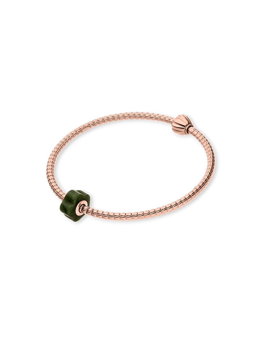 LEI Jade Flower Charm