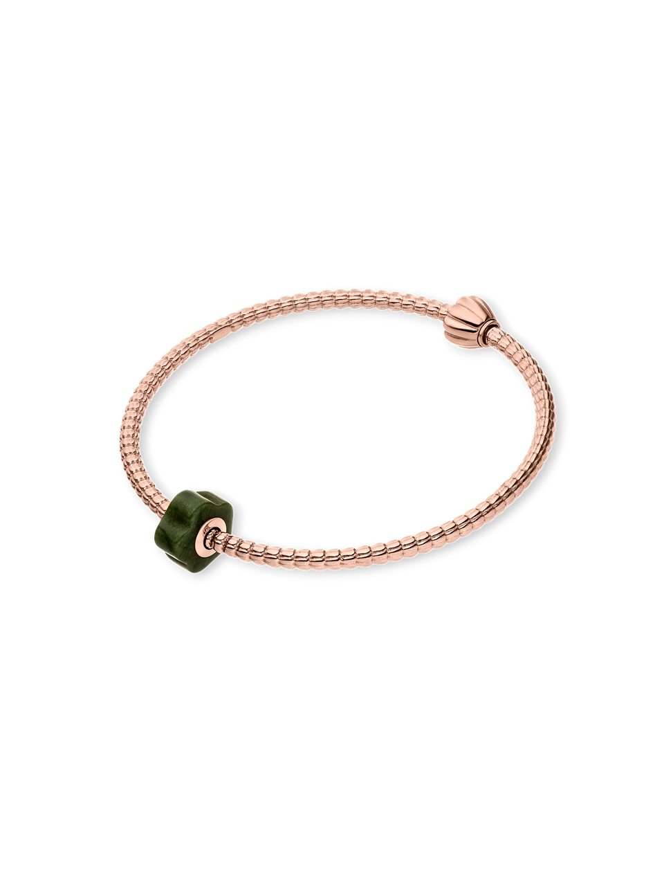 LEI Jade Flower Charm