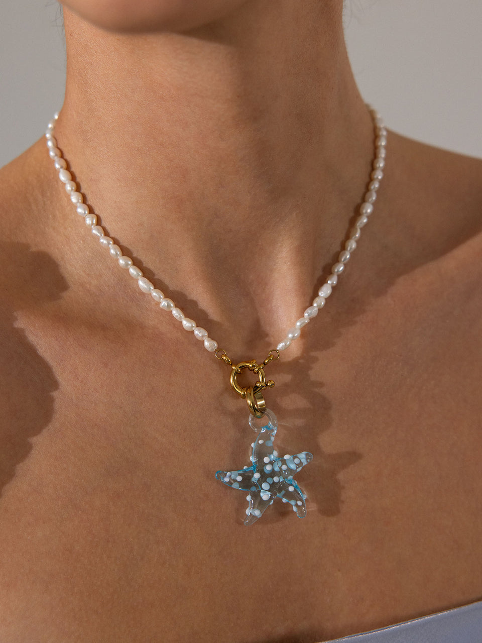 Glass Starfish Charm