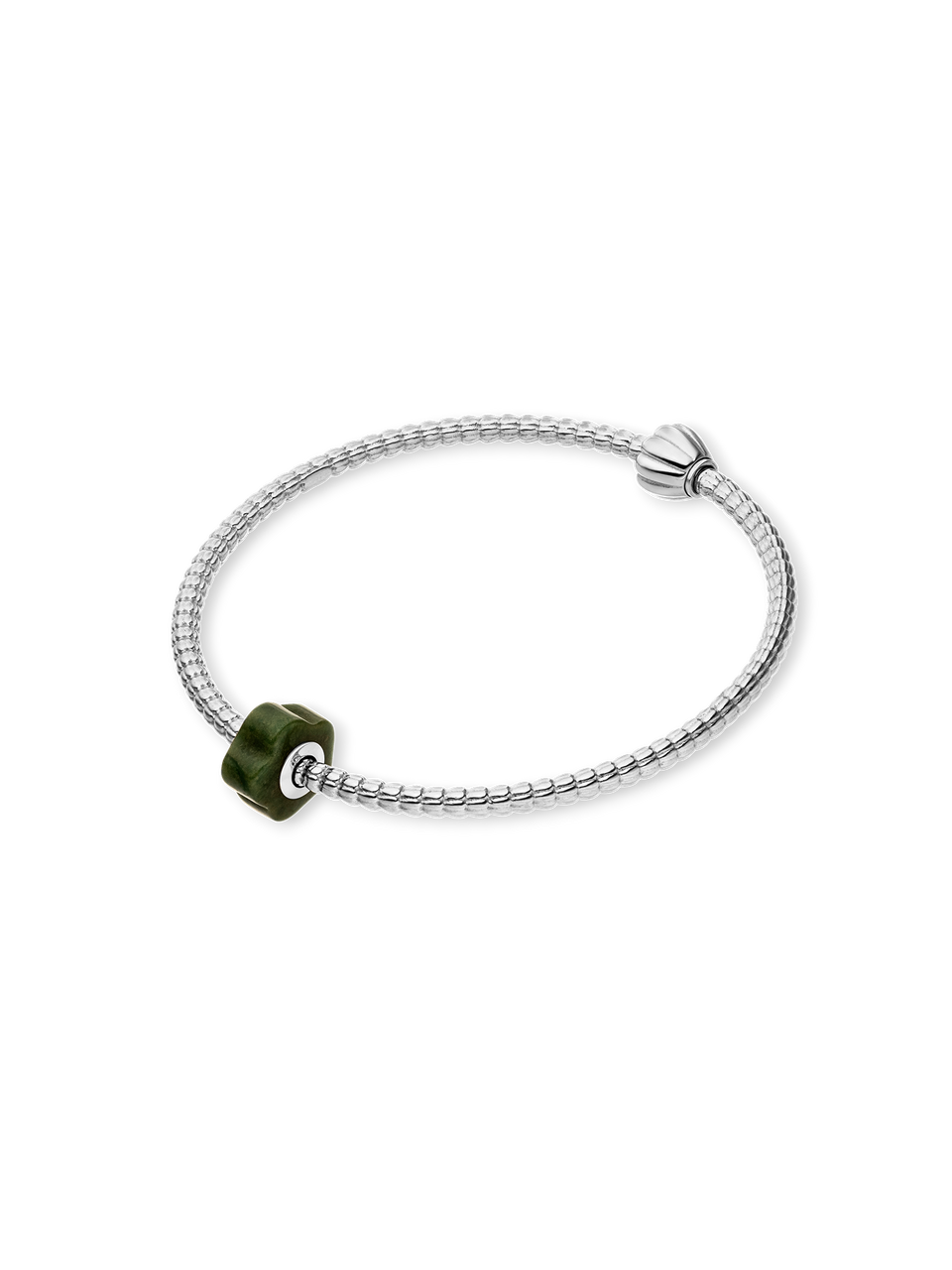 LEI Jade Flower Charm