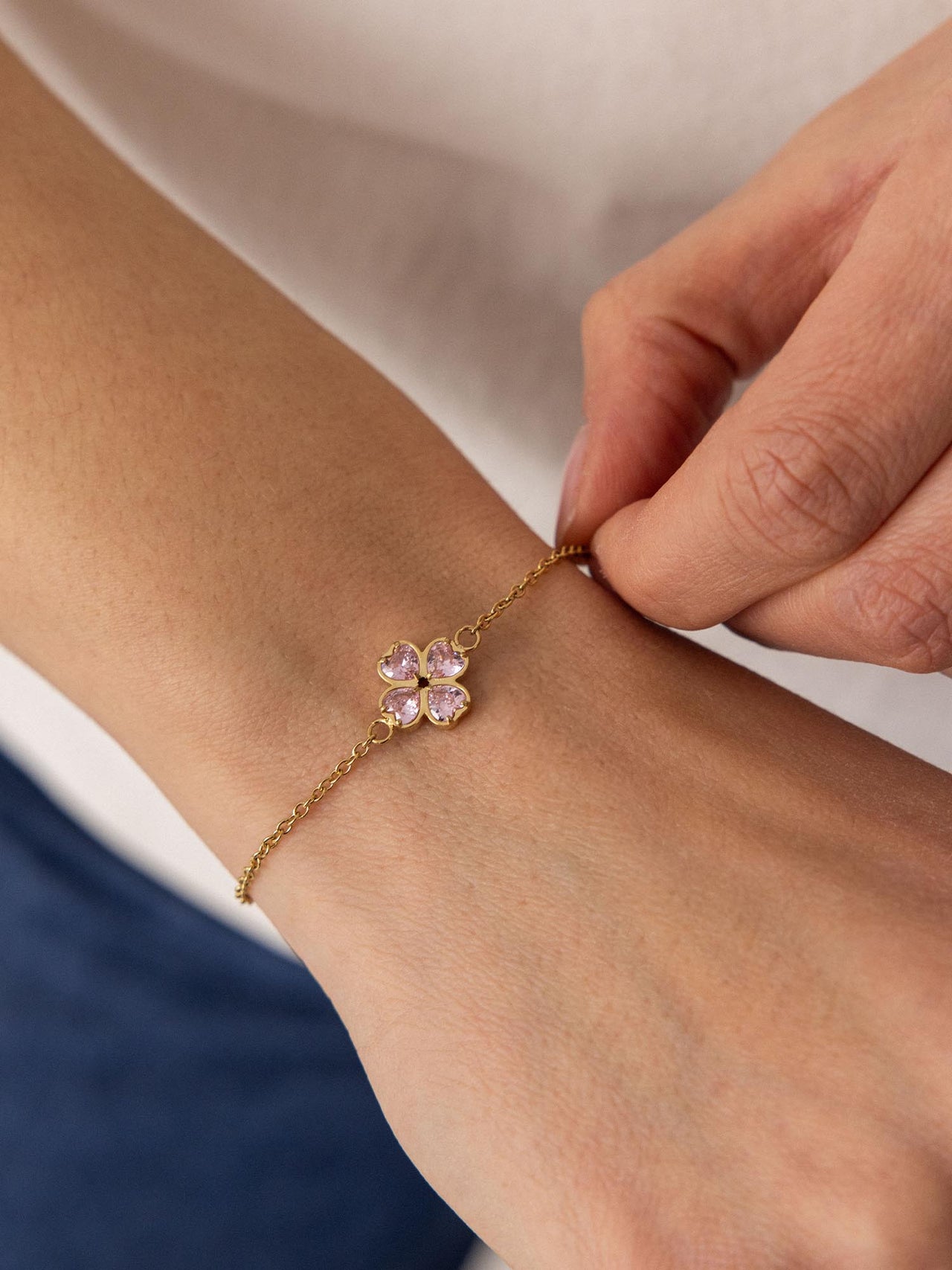 Cuore Rosé Armband