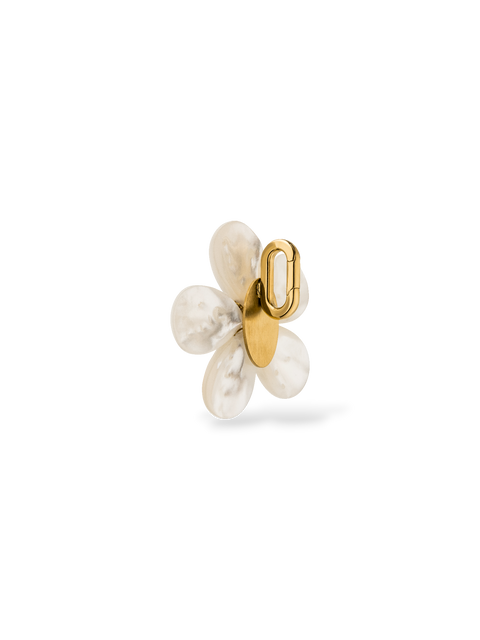 Pearly Flower Charm