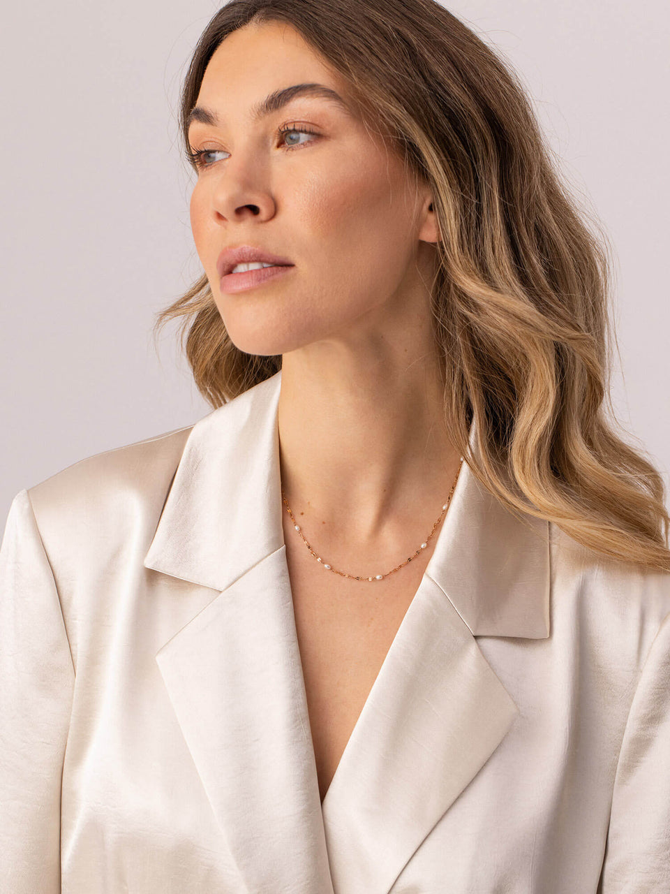 Delicate Pearl Kette