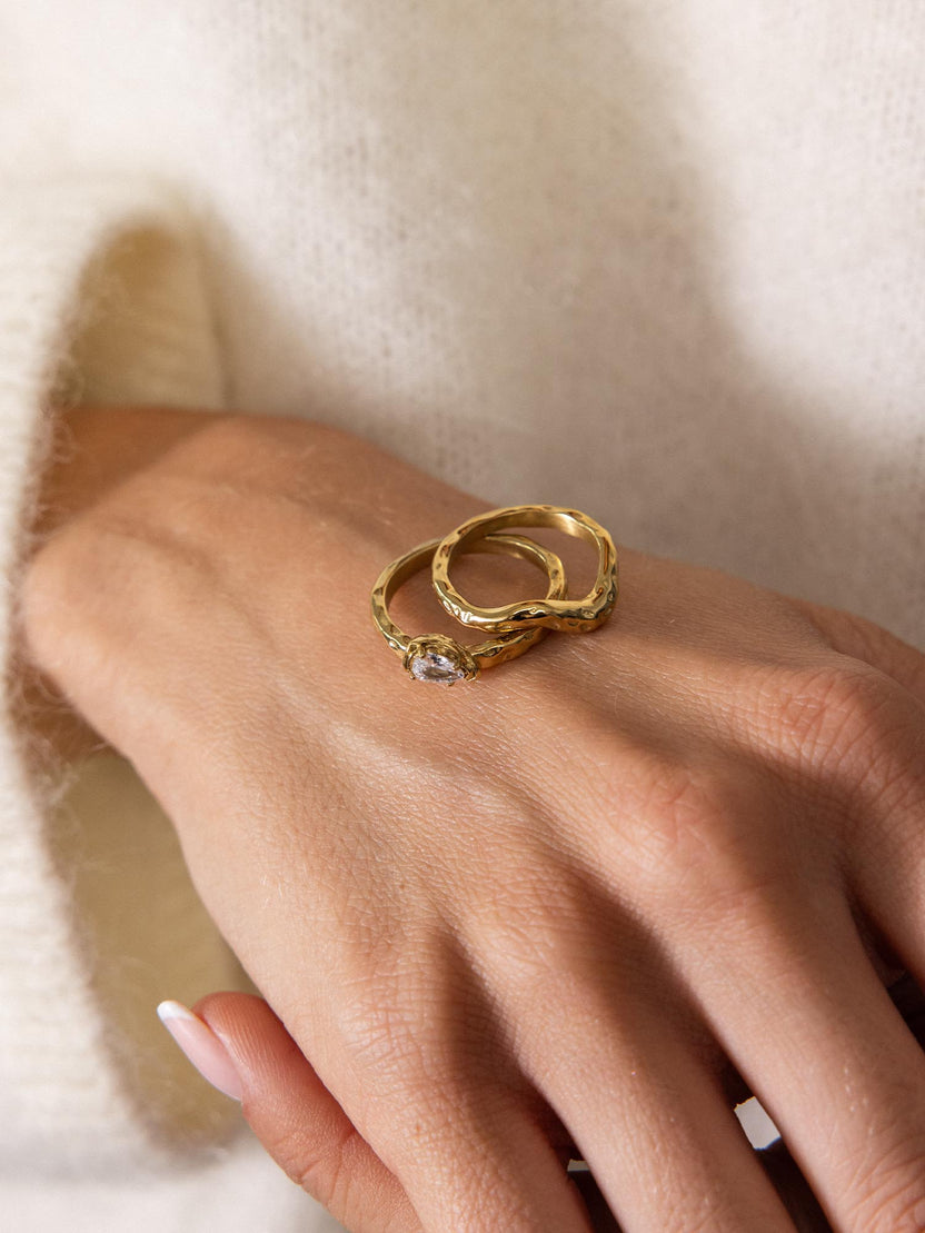 Reflection Ring Set