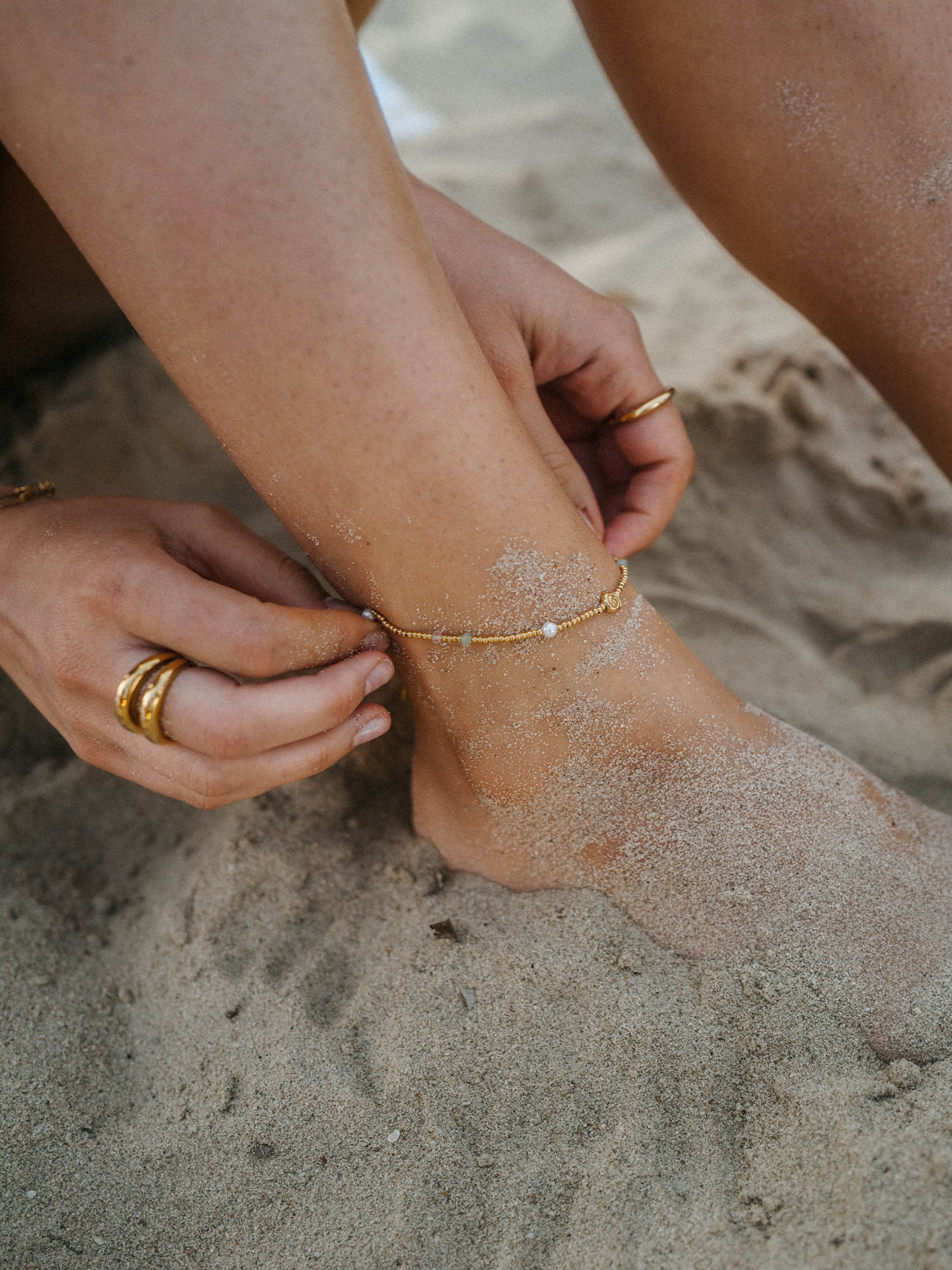 Sundial Shell Anklet