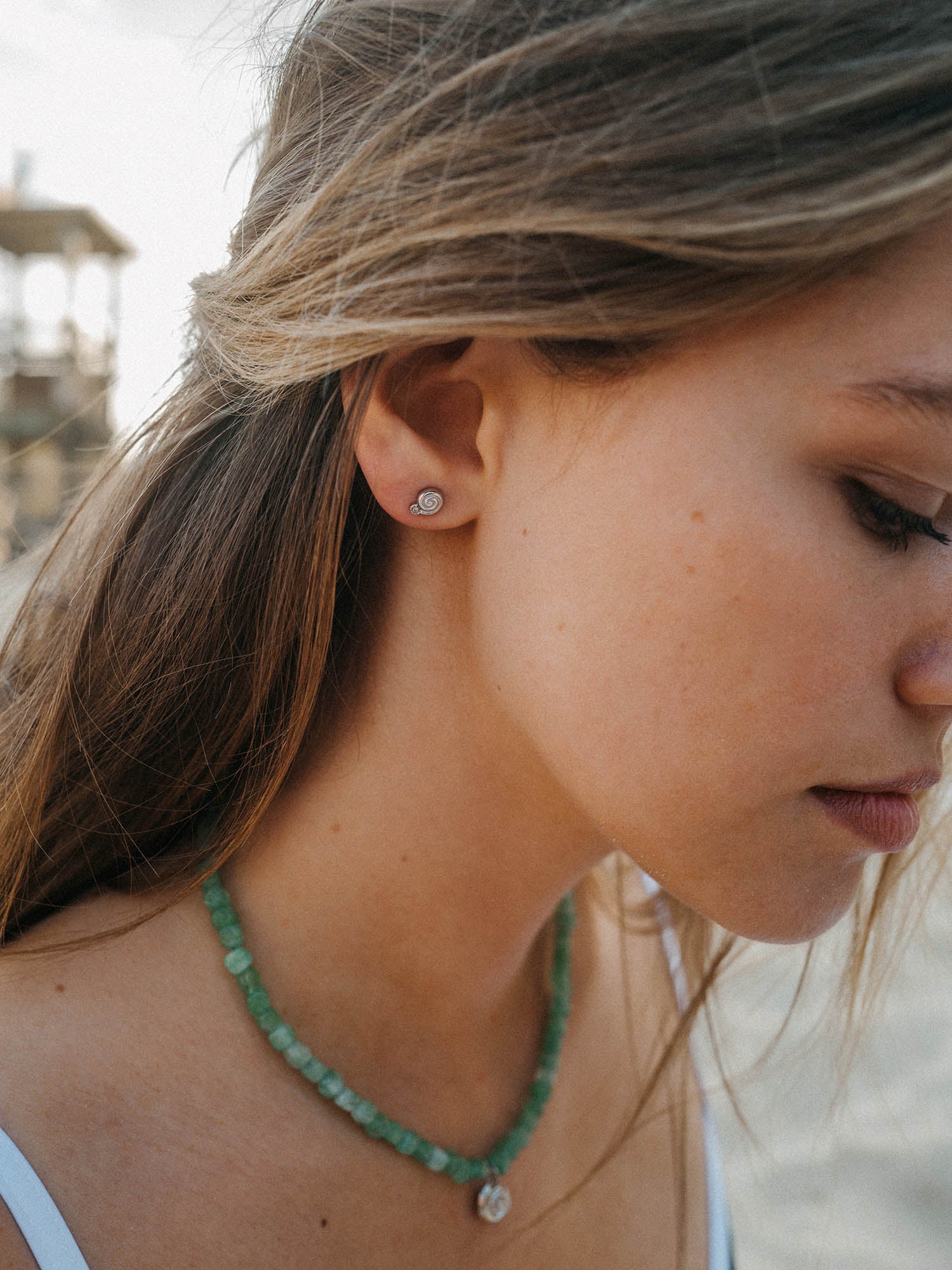 Sundial Shell Boucles d'oreilles