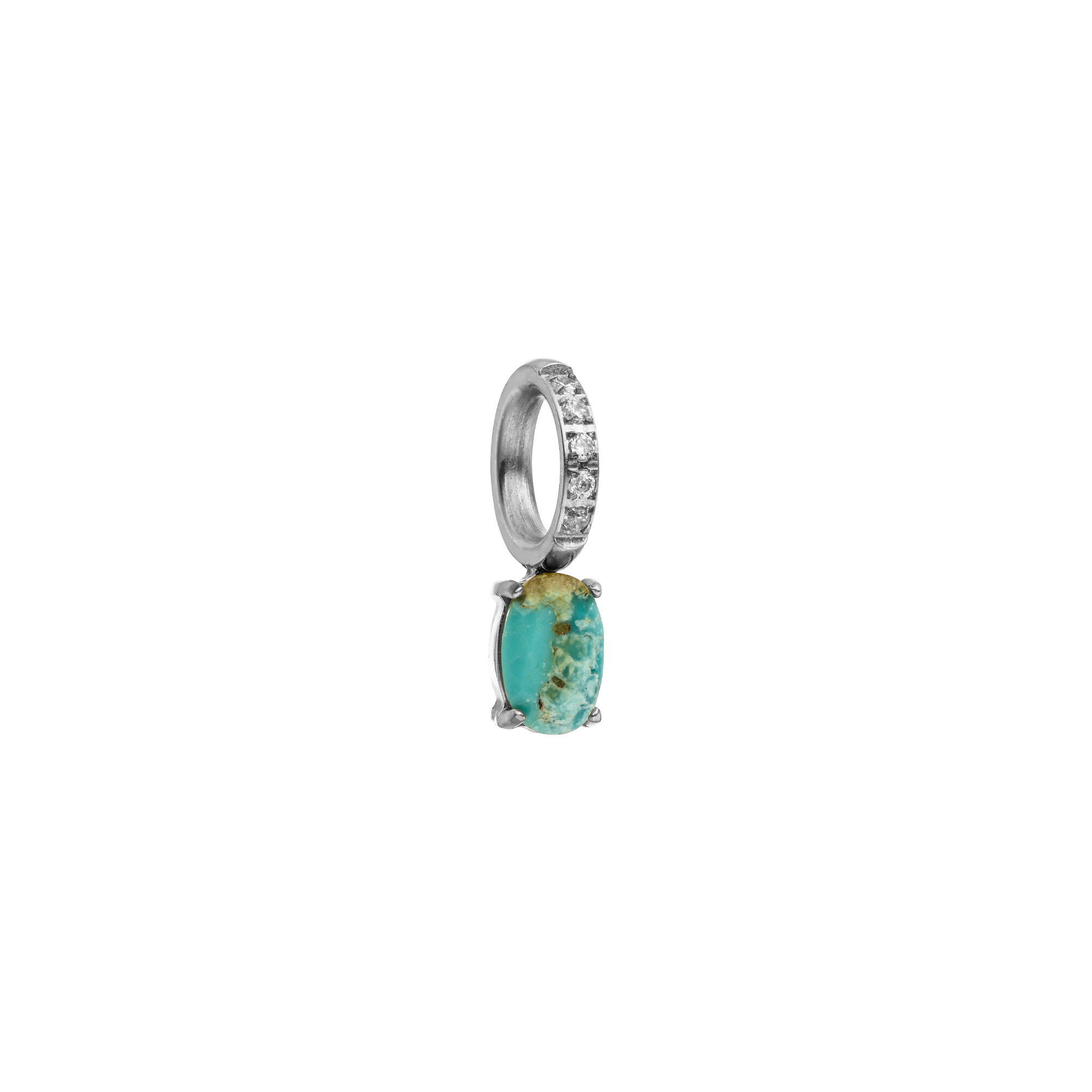 Birthstone Charm December - Turquoise