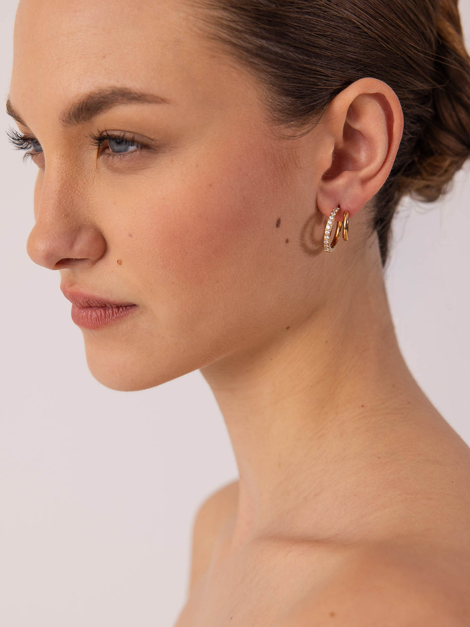 Double Glitter Earrings