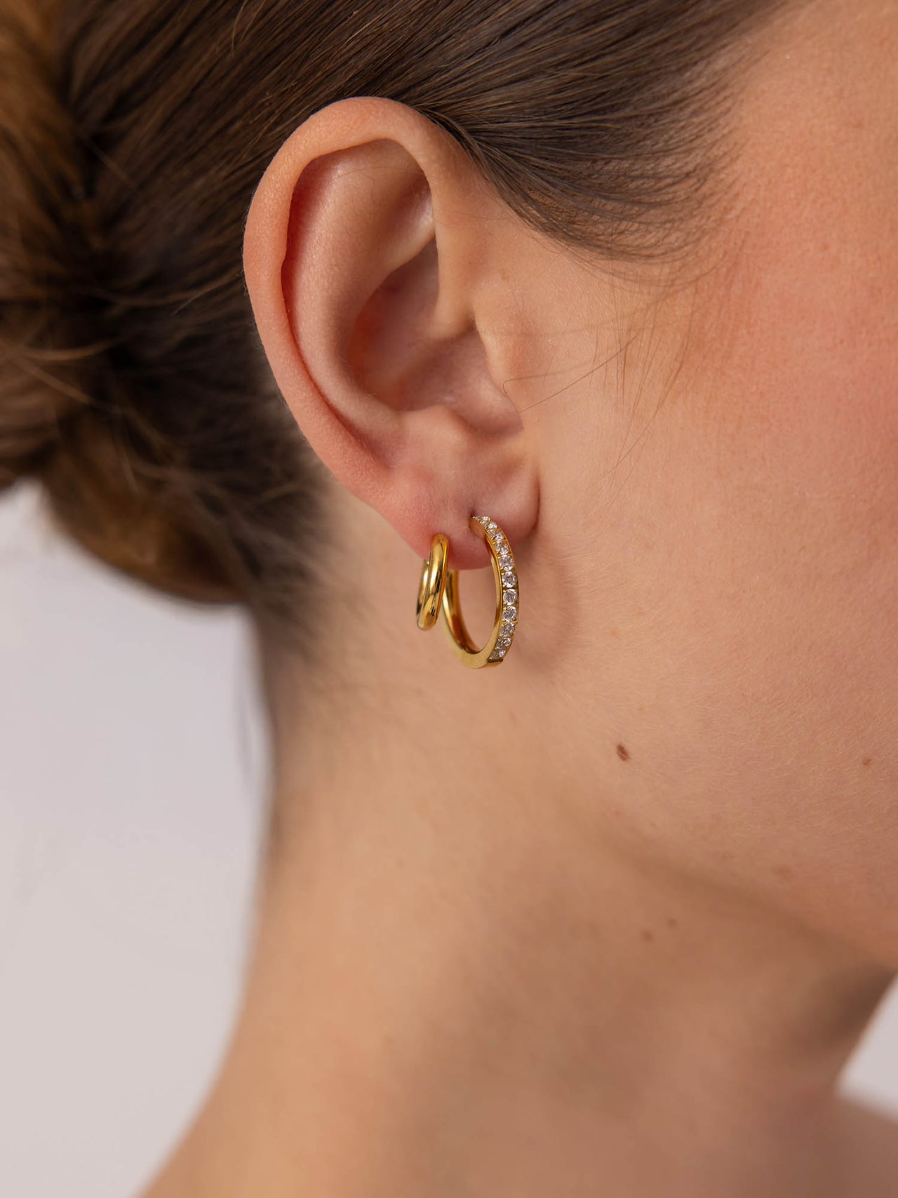 Double Glitter Earrings