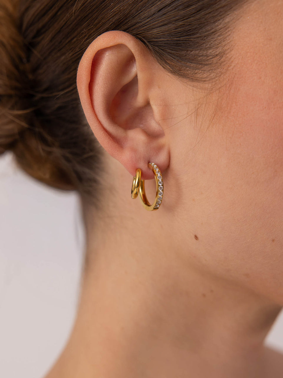 Double Glitter Earrings