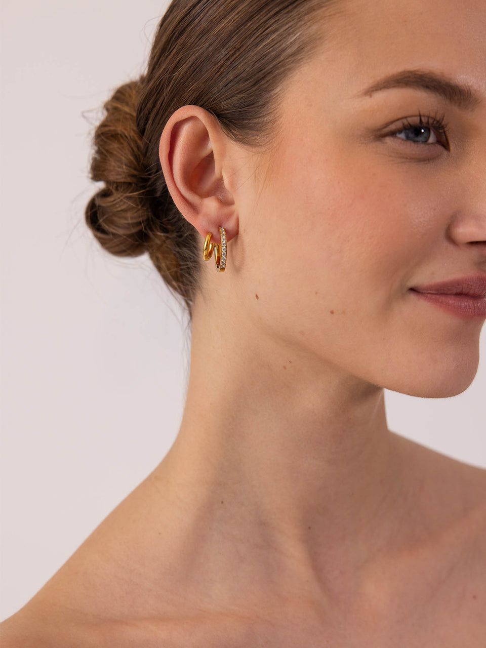 Double Glitter Earrings