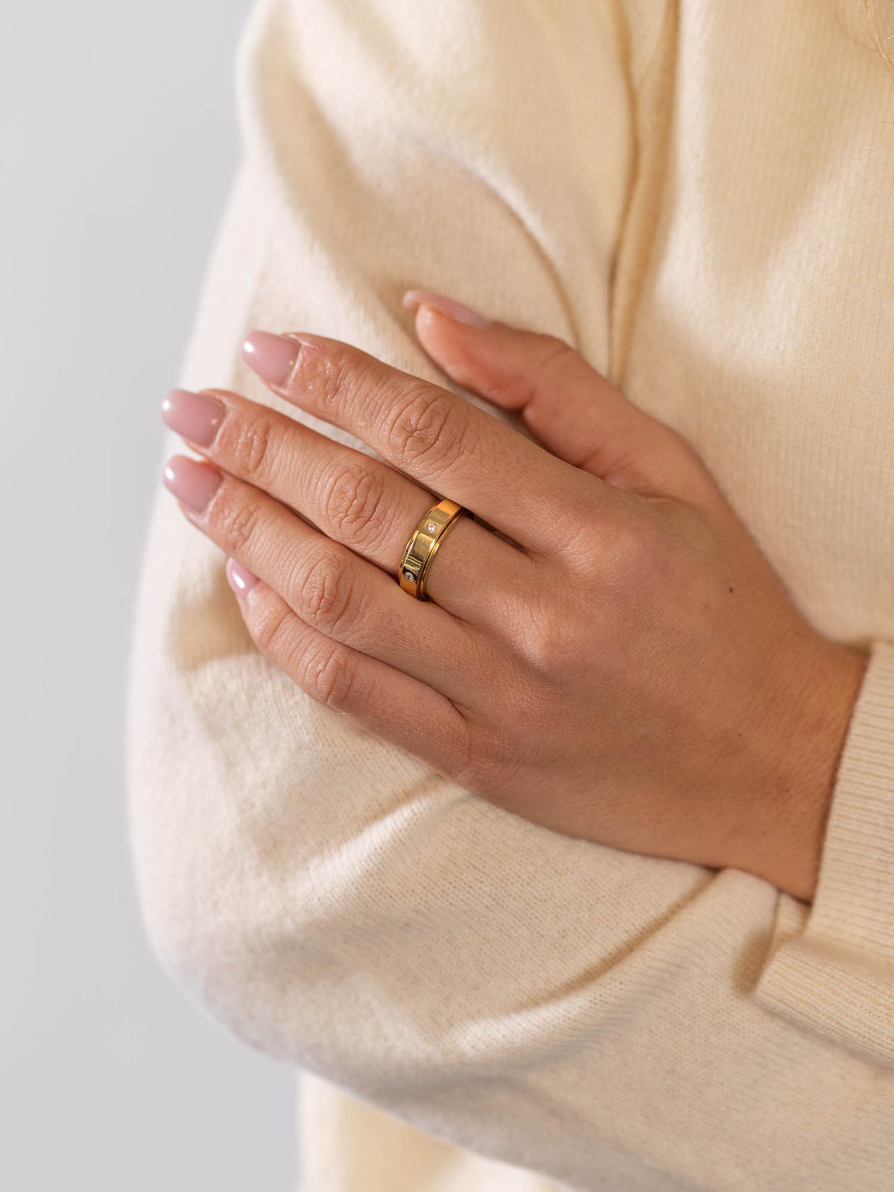 Glitter Fidget Anxiety Ring