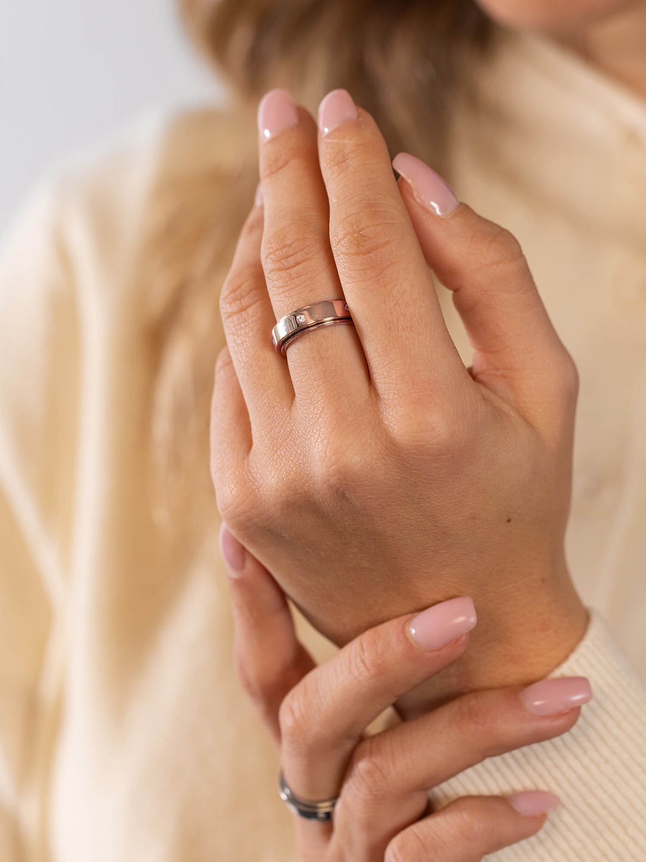 Glitter Fidget Anxiety Ring