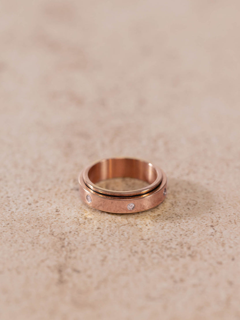 Glitter Fidget Anxiety Ring