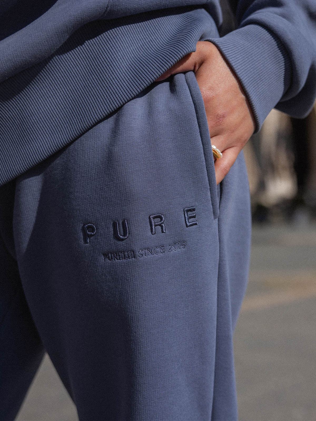 Feeling Pure Sweatpants Dark Blue