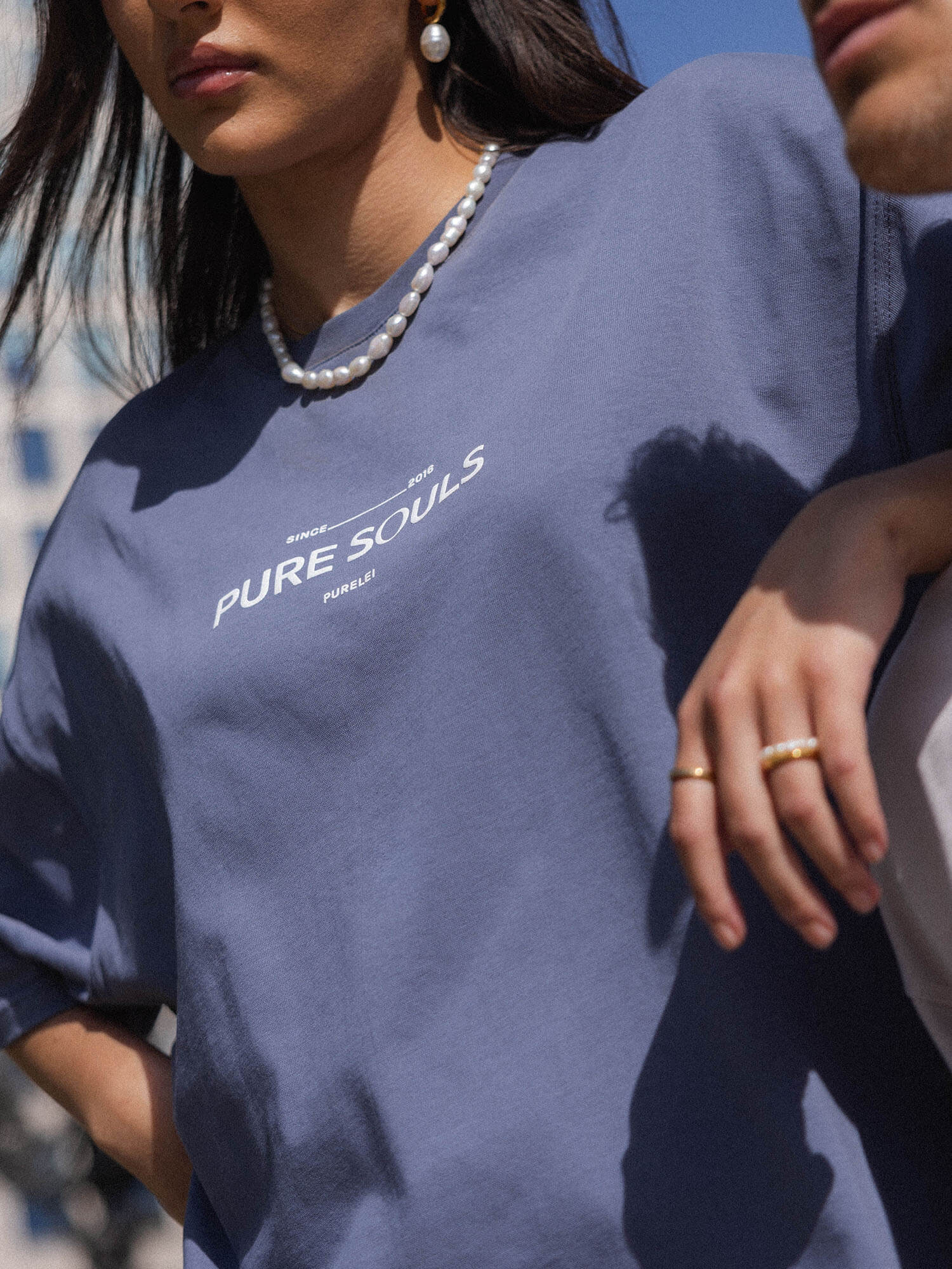 T-shirt Pure Souls Dark Blue