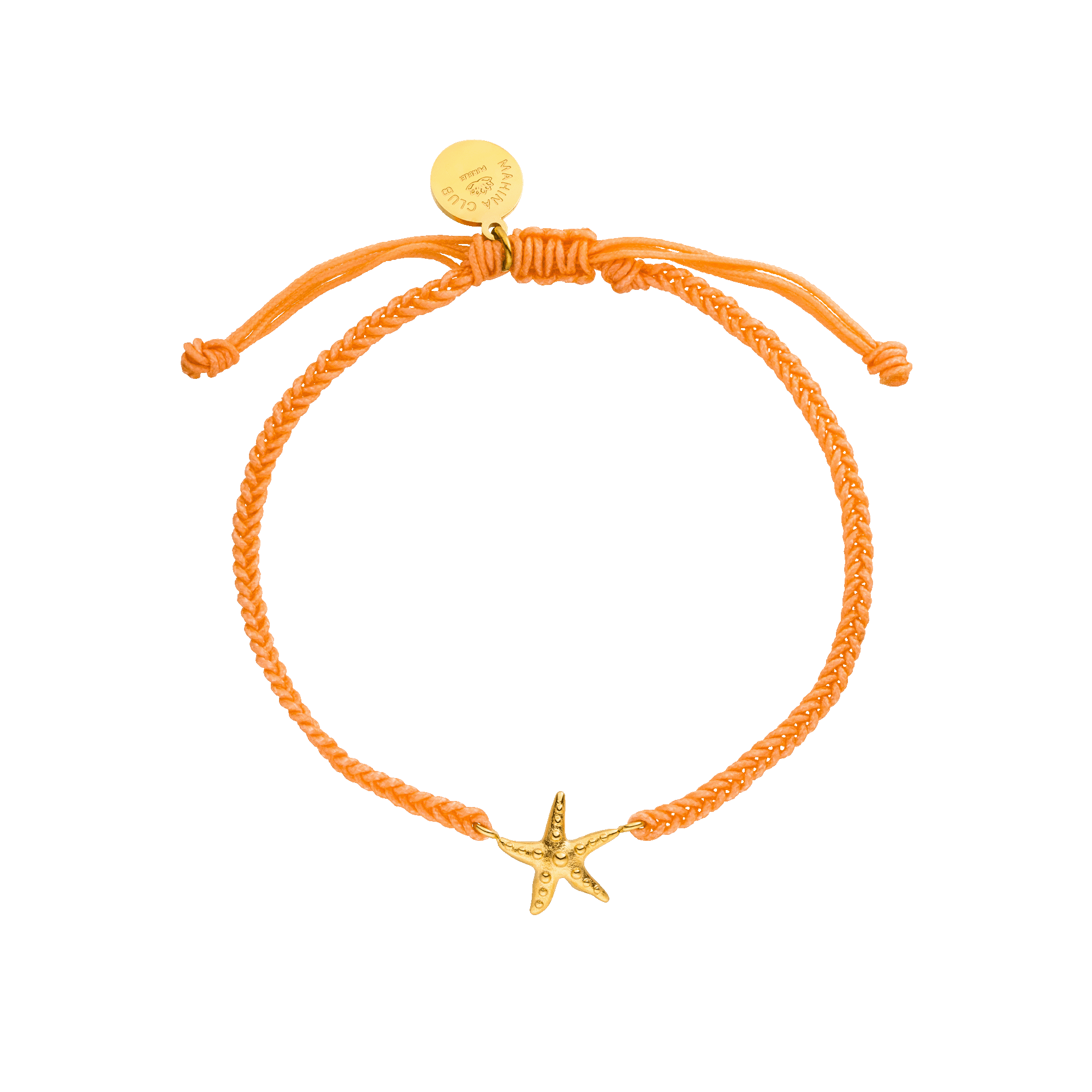 Mahina Club Beach Star Orange Armband