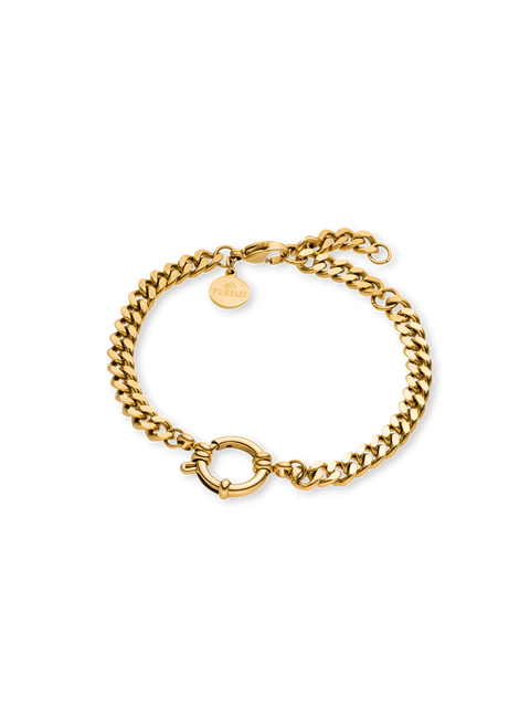 Curb Chain Charm Armband