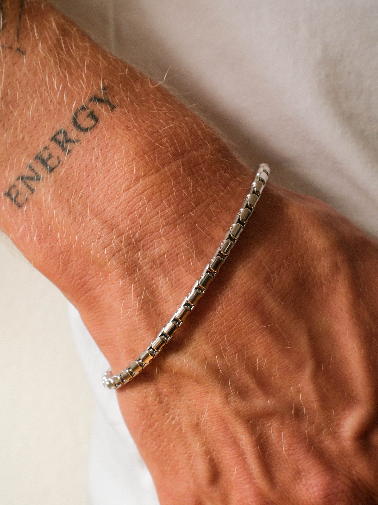 Bold Box Chain Armband