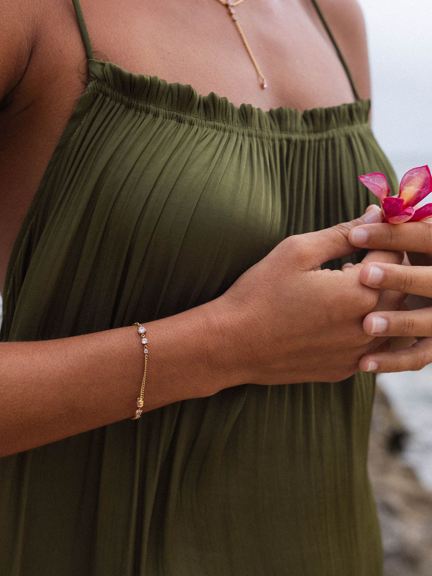 Pink Glamour Bracelet