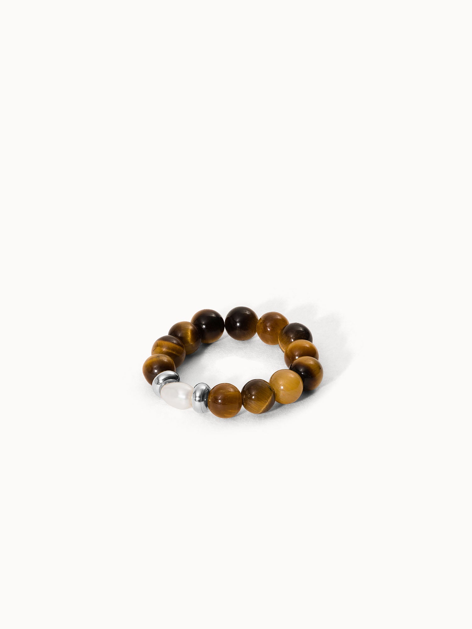 Tiger‘s Eye Pearl Ring