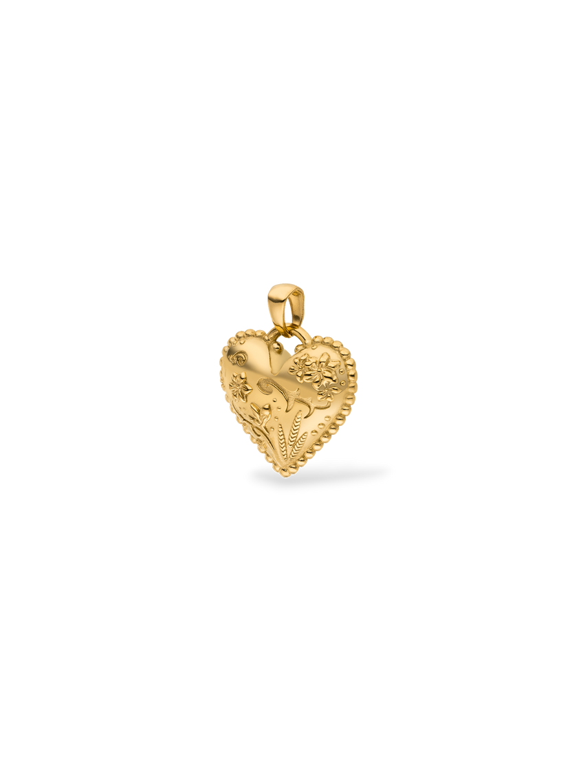 Vintage Love Heart Charm