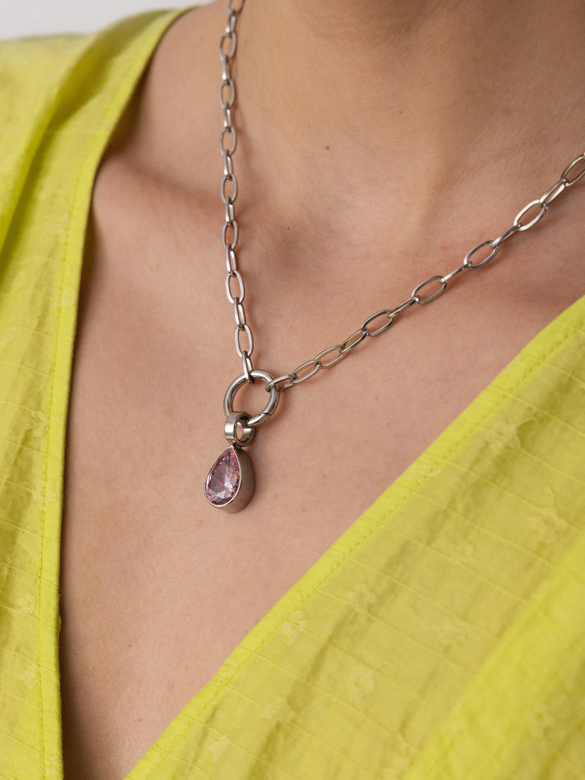Blush Drop Charm