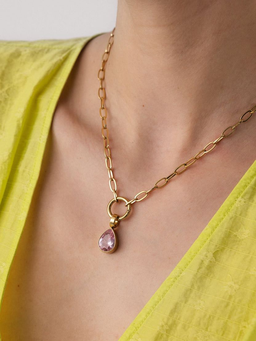 Blush Drop Charm