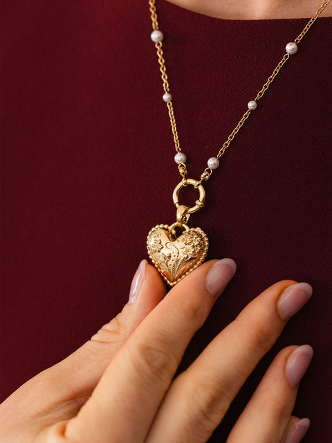 Vintage Love Heart Charm