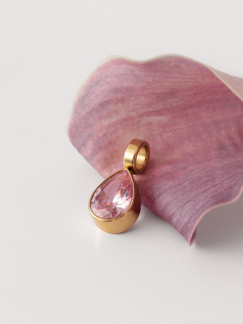 Blush Drop Charm
