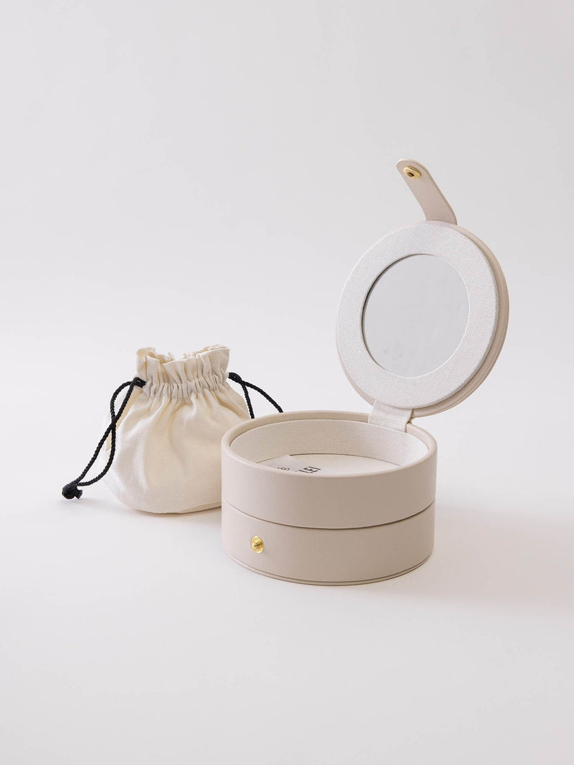 Muschel Schmuckbox Rund