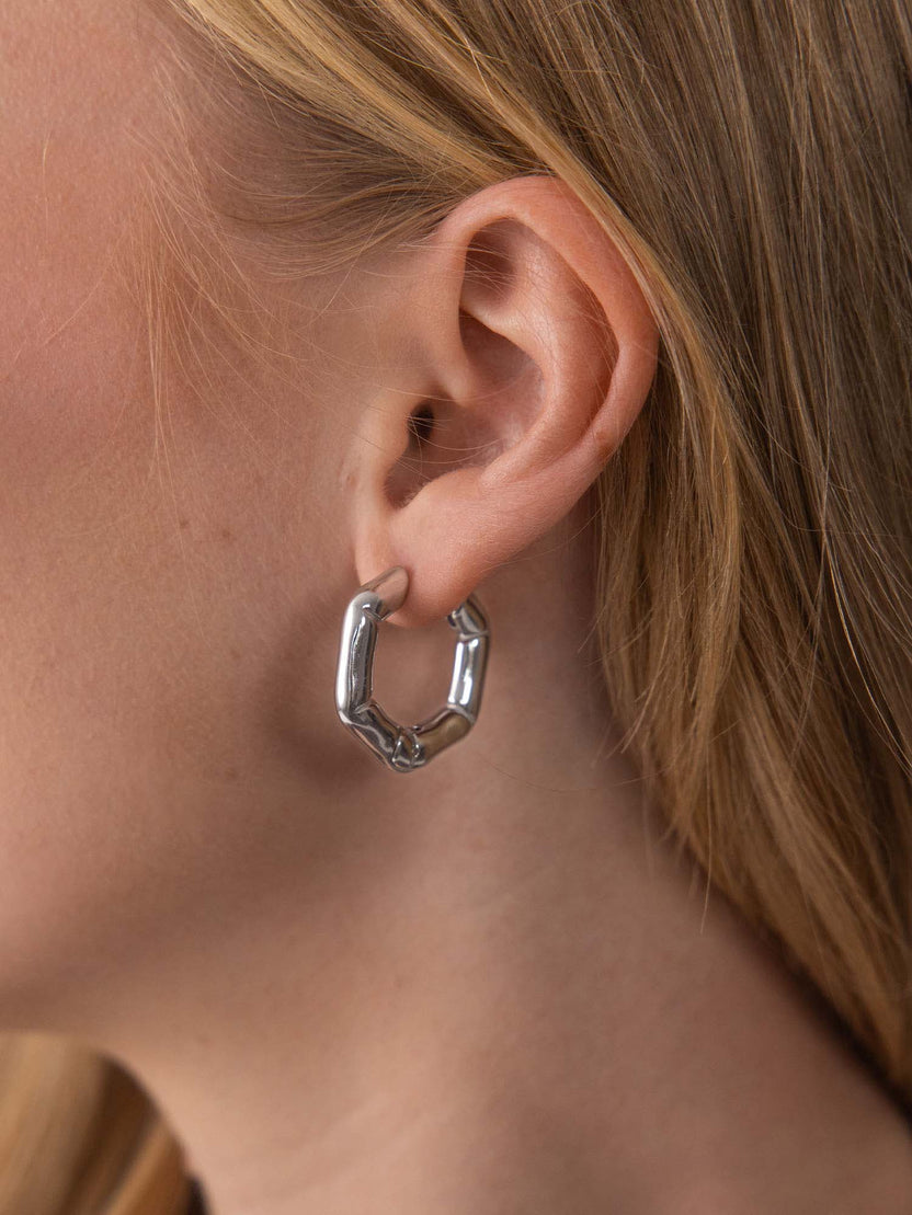 Hexagon Earrings