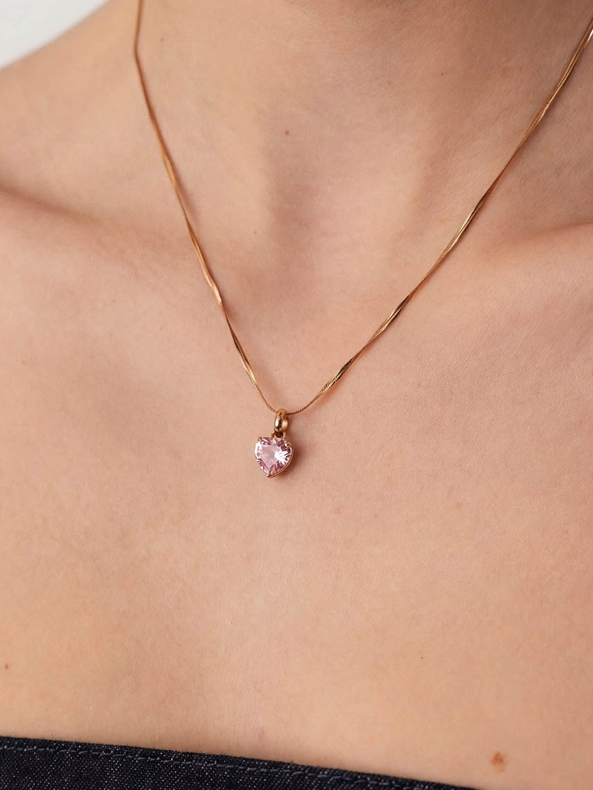 Pink Heart Charm