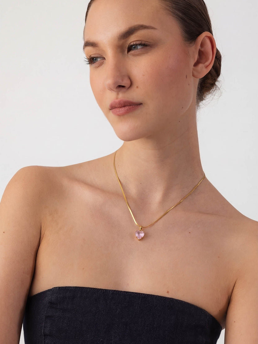Pink Heart Charm