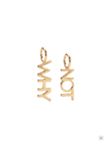 Why Not Ohrring-Charm Set