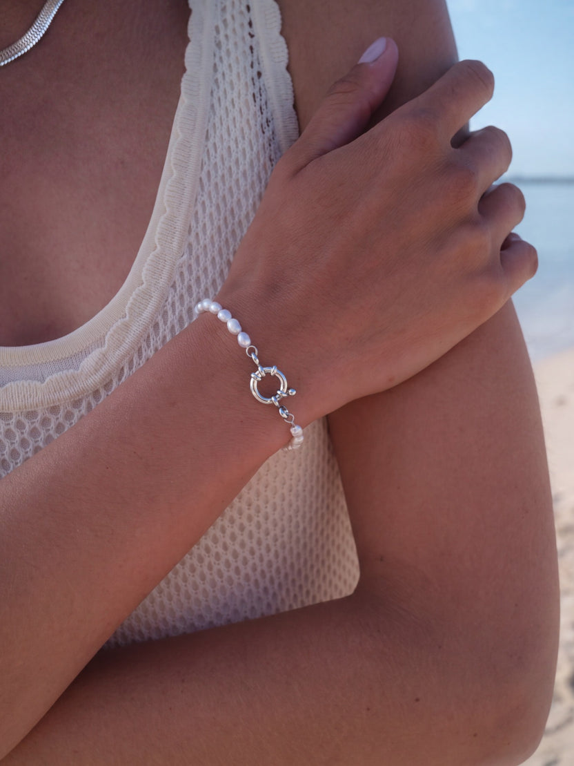 Charm Armband mit Perlen